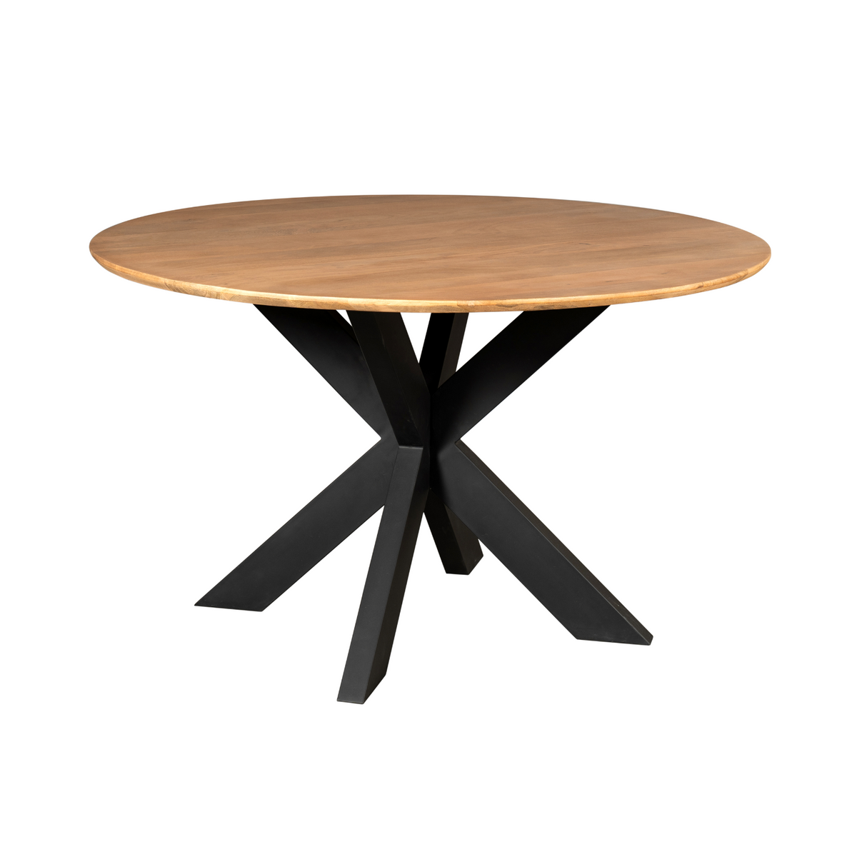 Eettafel Madison Mangohout Naturel Rond 110cm Starfurn