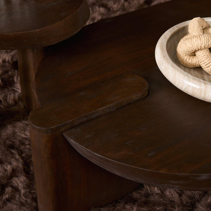 Salontafel Rava Mangohout Bruin 125cm Starfurn