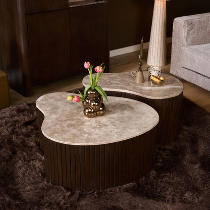 Salontafel Nomi Mangohout Bruin 84cm Starfurn