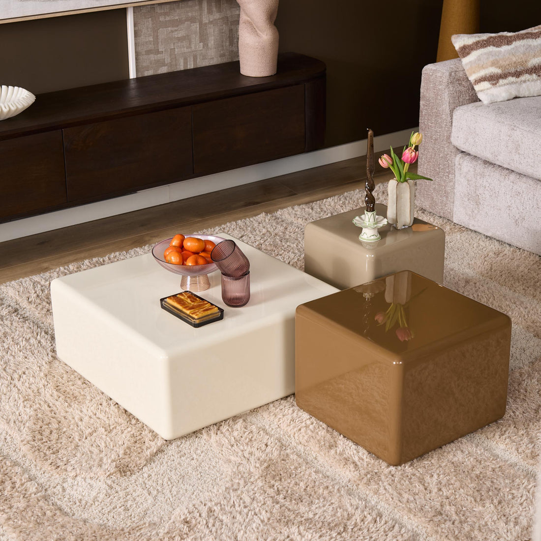 Salontafel Elias Wit 60cm Starfurn
