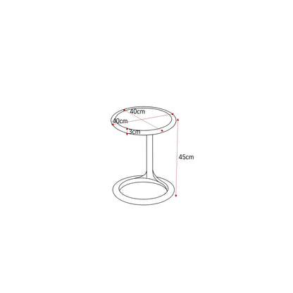 Salontafel Elias Wit 60cm Starfurn