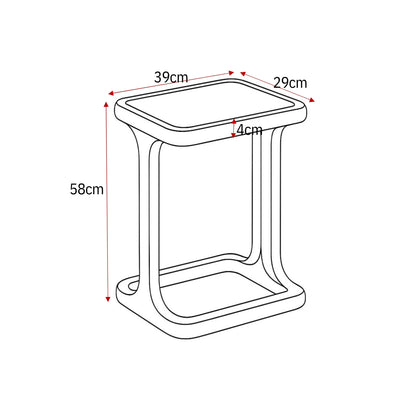 Salontafel Elias Wit 60cm Starfurn