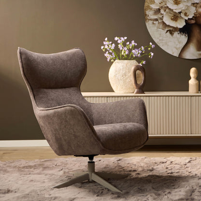 Fauteuil Julia Stof Bruin Starfurn