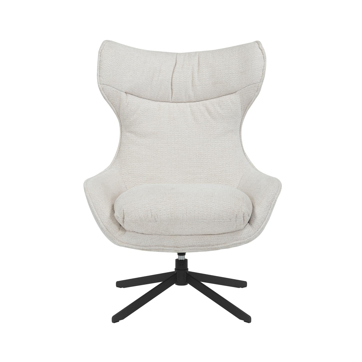 Fauteuil Olivia Draaibaar Stof Off White Starfurn