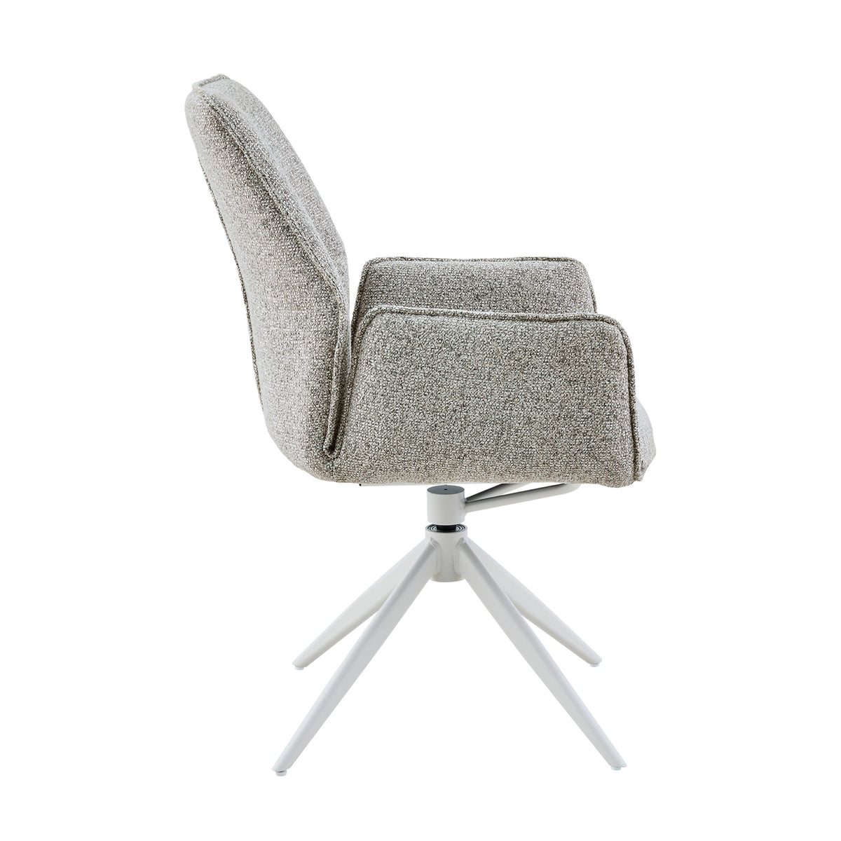 Eetkamerstoel Hera Stof Beige Met Armleuning Starfurn