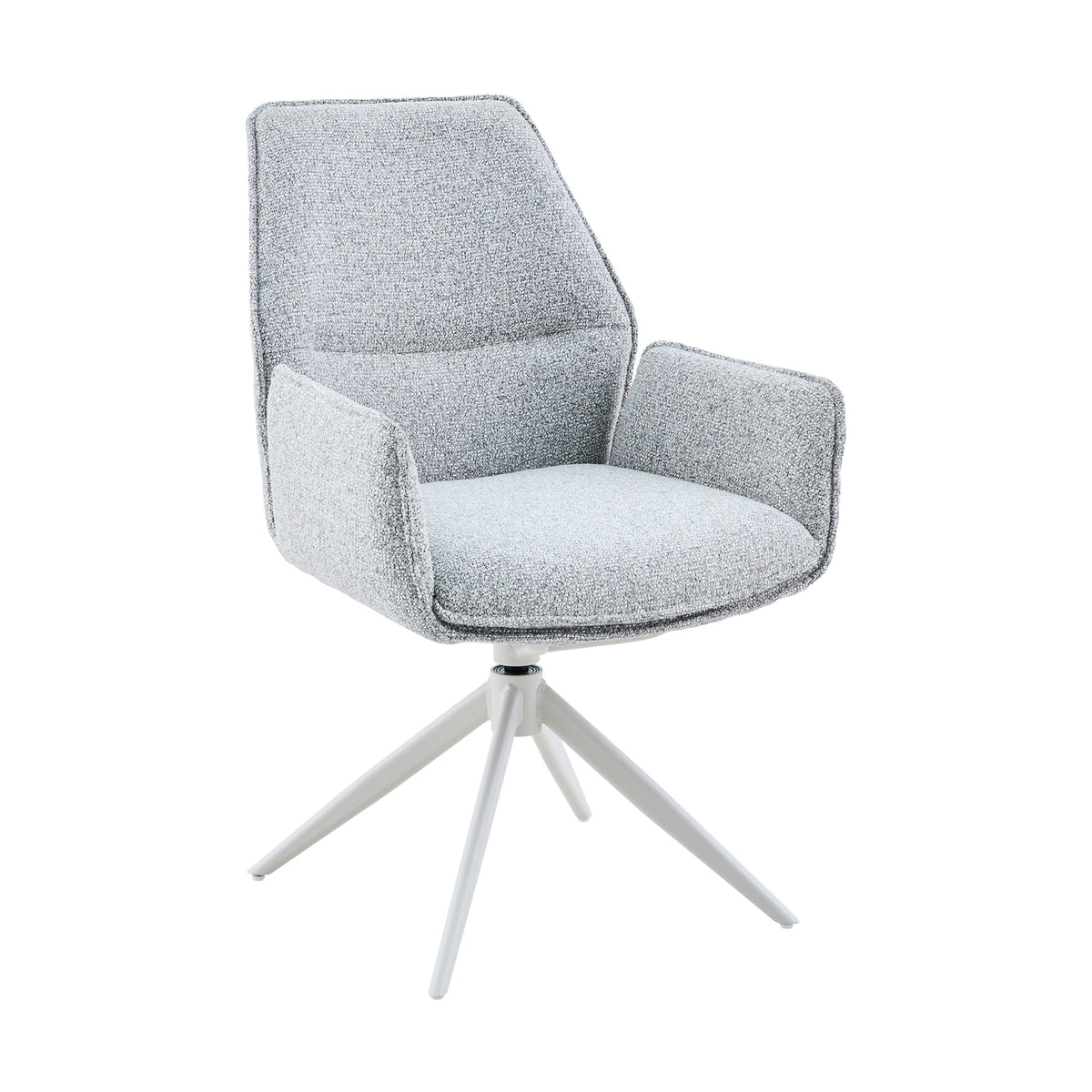Eetkamerstoel Hera Stof Beige Met Armleuning Starfurn