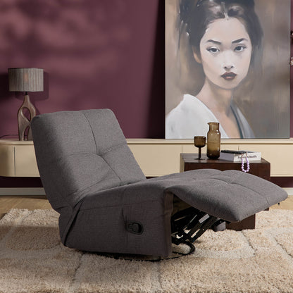 Relaxfauteuil Lazy Stof Donkergrijs Starfurn