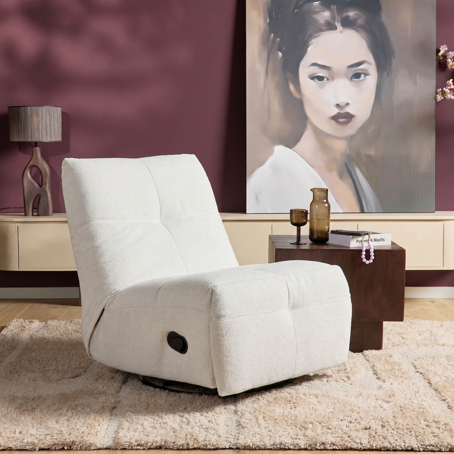 Relaxfauteuil Lazy Stof Naturel Starfurn