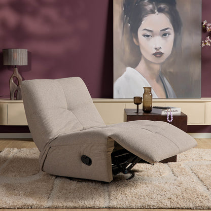 Relaxfauteuil Lazy Stof Taupe Starfurn