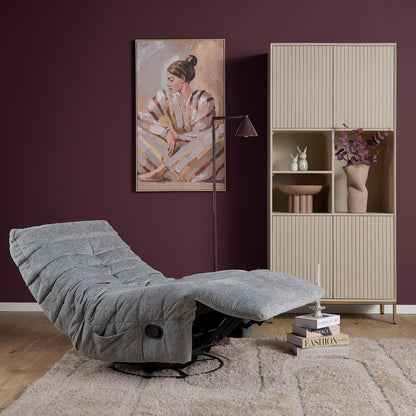 Relaxfauteuil Zen Stof Grijs Starfurn