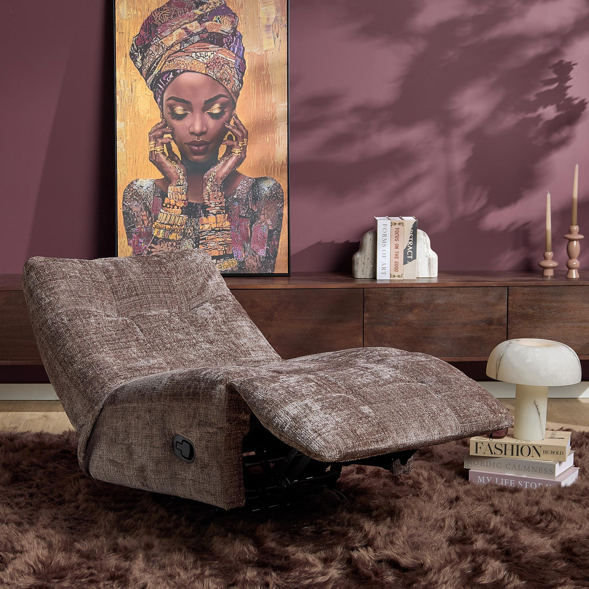 Relaxfauteuil Chill Stof Clay Starfurn
