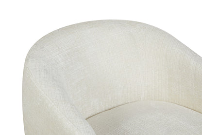 Fauteuil Yara Draaibaar Stof Off White Starfurn