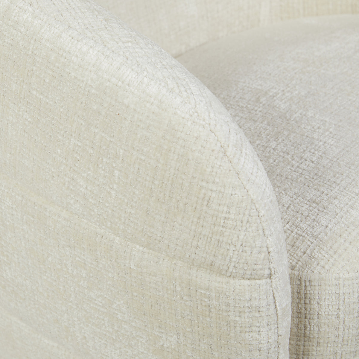 Fauteuil Yara Draaibaar Stof Off White Starfurn