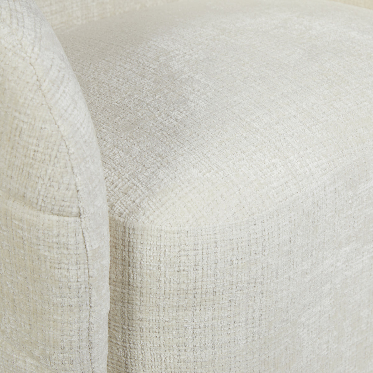 Fauteuil Yara Draaibaar Stof Off White Starfurn