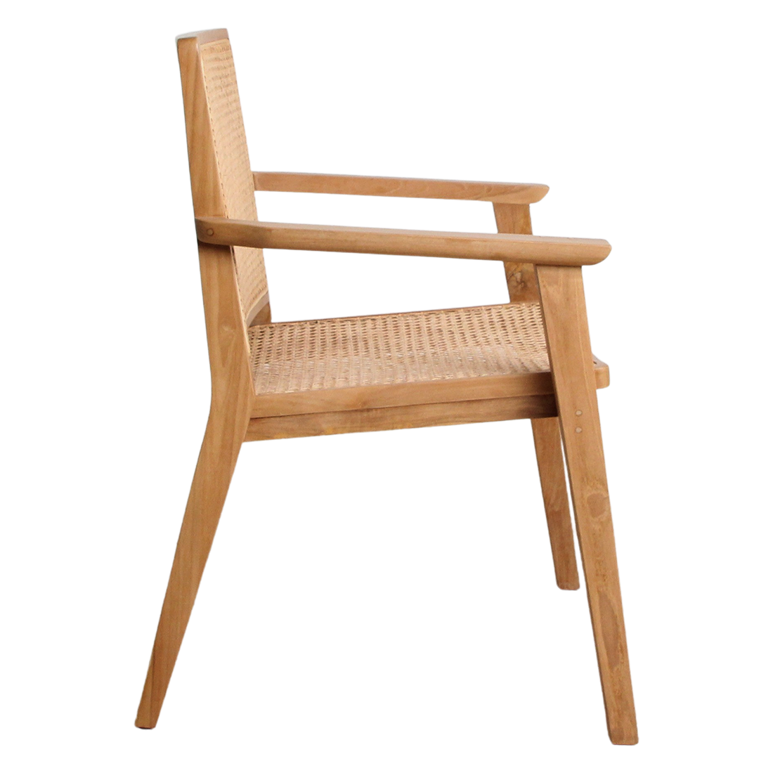 Set van 2 Eetkamerstoelen Nova Teak Raw Materials