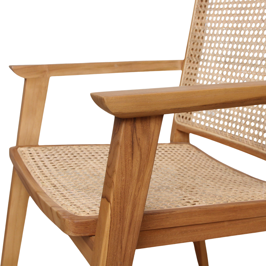 Set van 2 Eetkamerstoelen Nova Teak Raw Materials