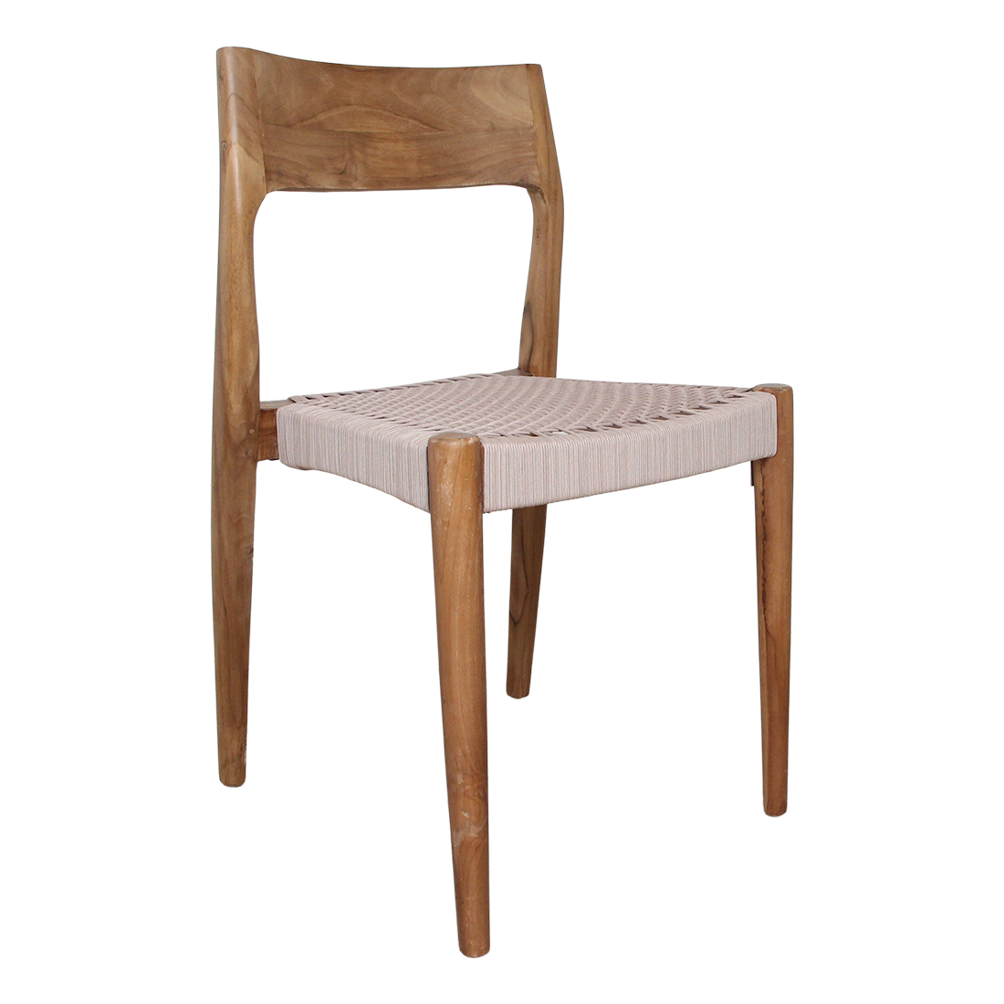 Freya donker teakhouten tuinstoel Naturel Raw Materials