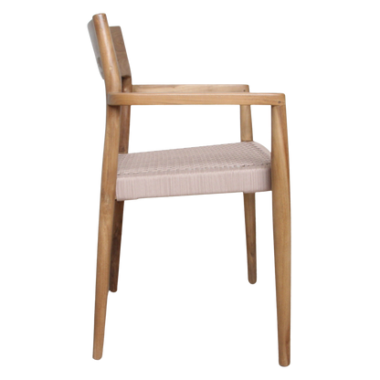 Freya Tuinstoel Met Armleuning Naturel Raw Materials