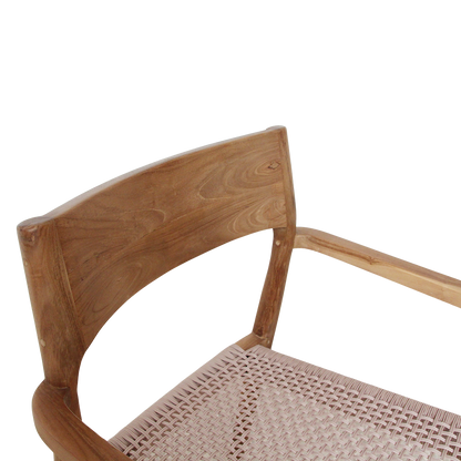 Freya Tuinstoel Met Armleuning Naturel Raw Materials