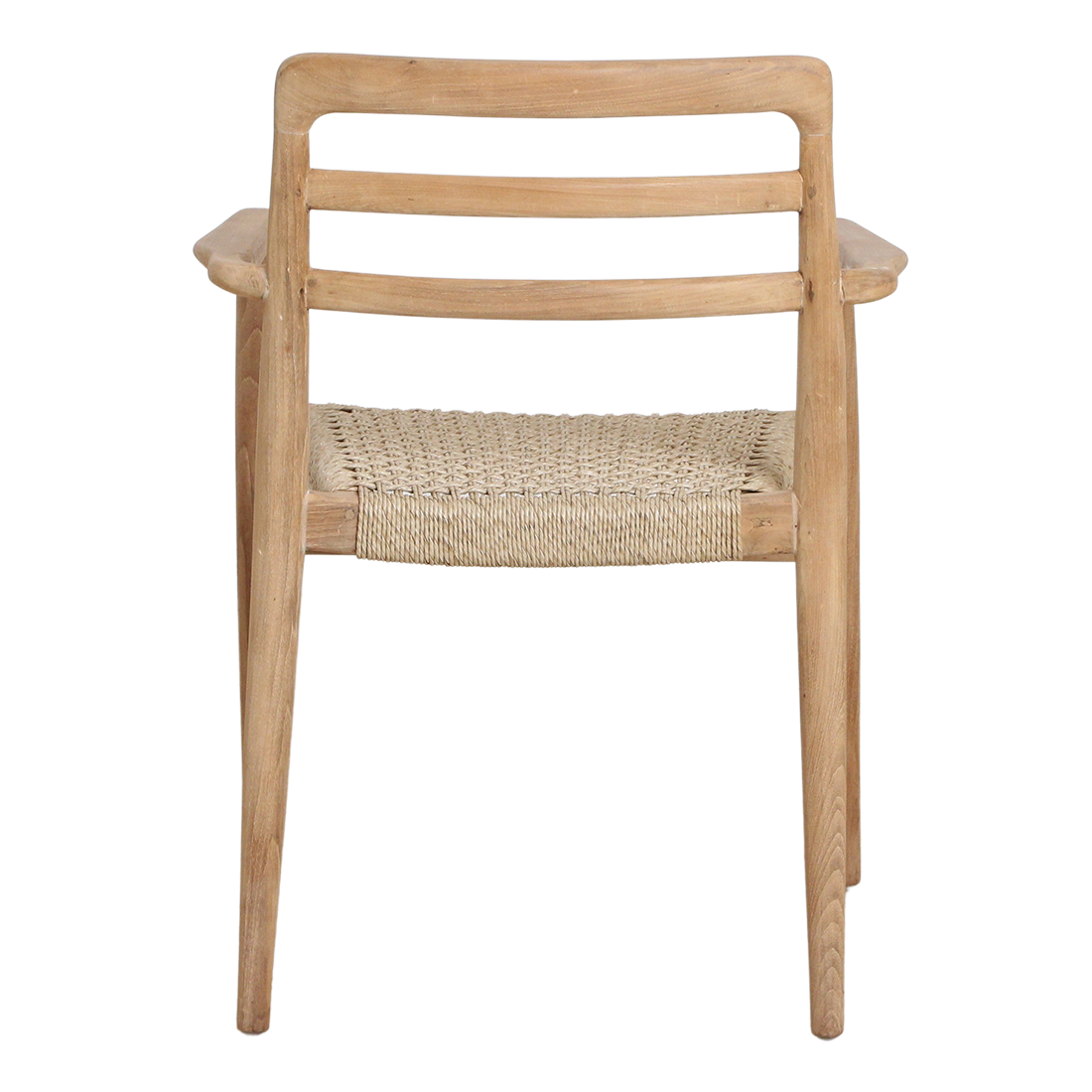 Verano Terrasstoel met Armleuning Naturel Set van 2 Raw Materials