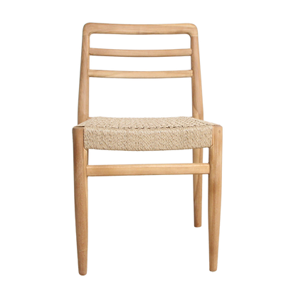 Verano Terrasstoel zonder Armleuning Naturel Set van 2 Raw Materials