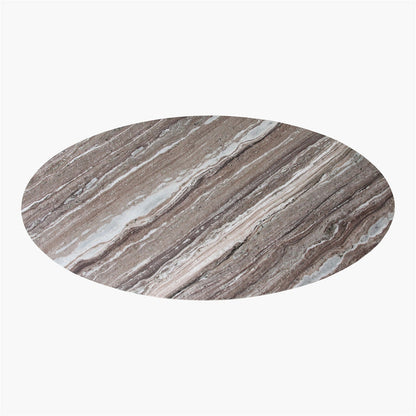 Salontafel Marmer Fantasy Ovaal Bruin Raw Materials