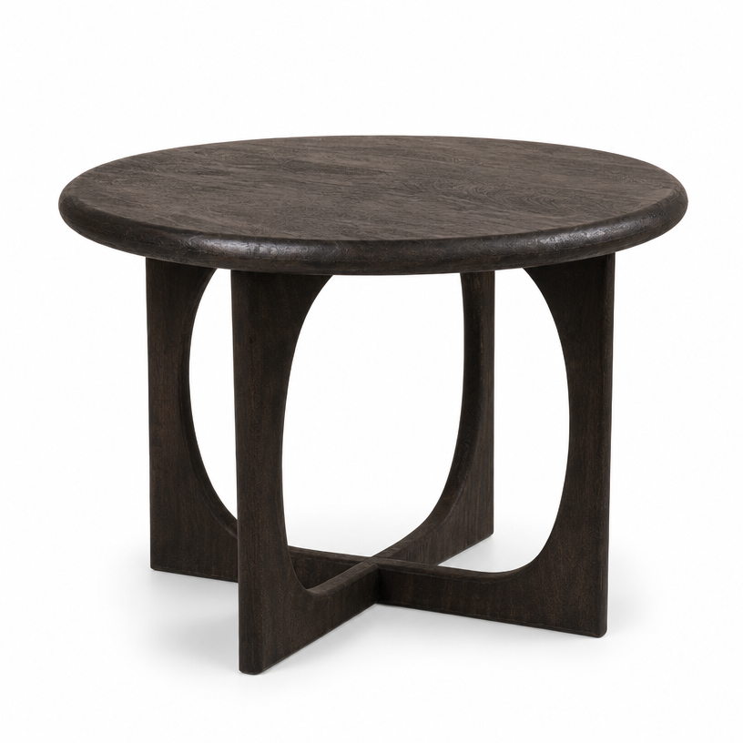 Salontafel Milou Mangohout Zwart 70cm Starfurn