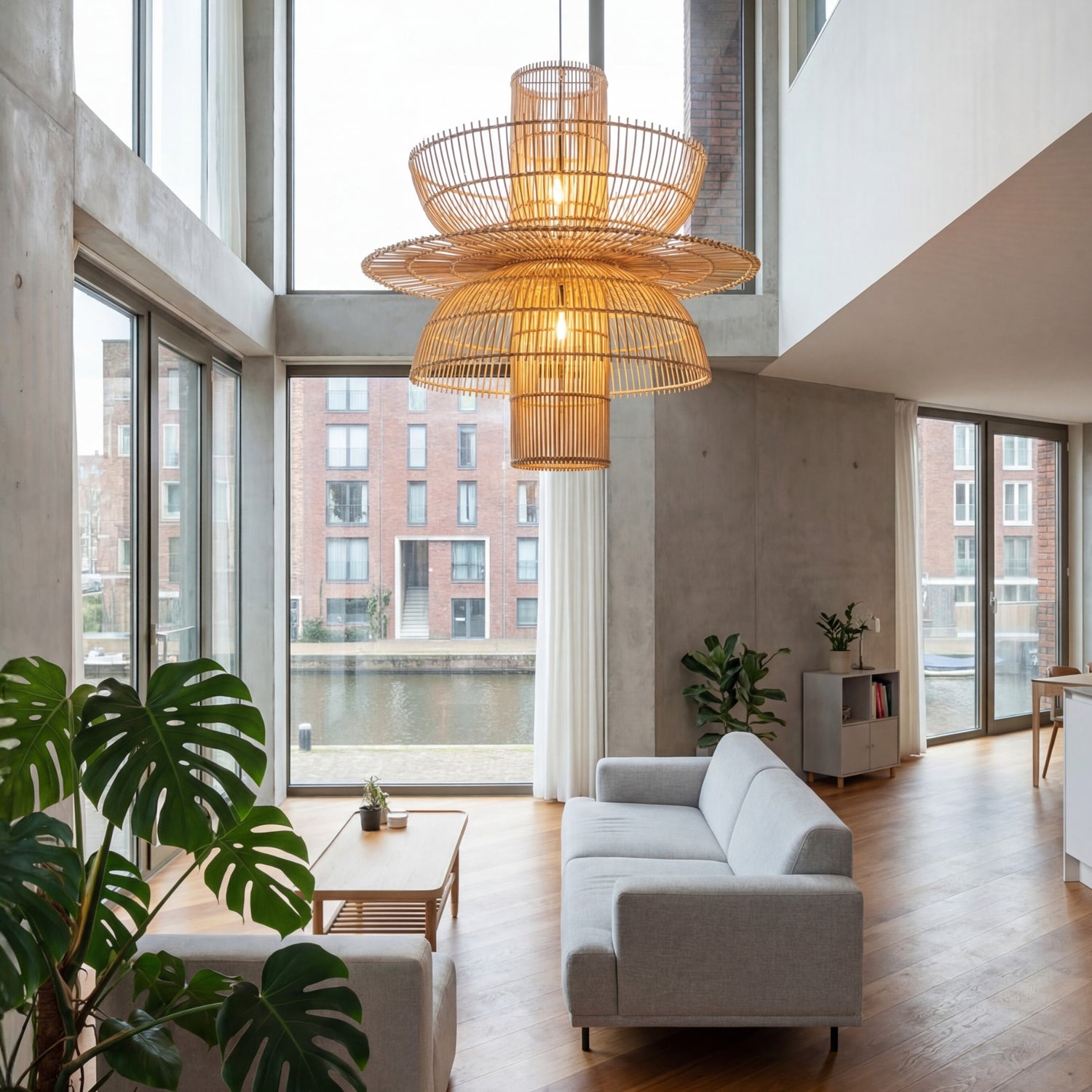 Saturn Hanglamp Ø65cm Raw Materials