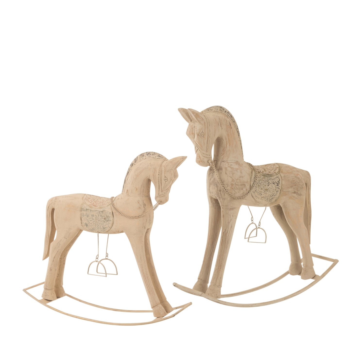 Schommelpaard Topo Mangohout Naturel Small J-Line