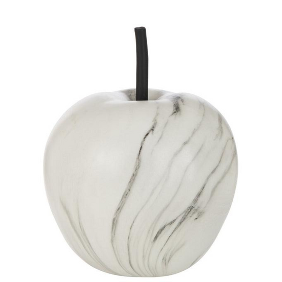 Apple Marble Poly White Medium