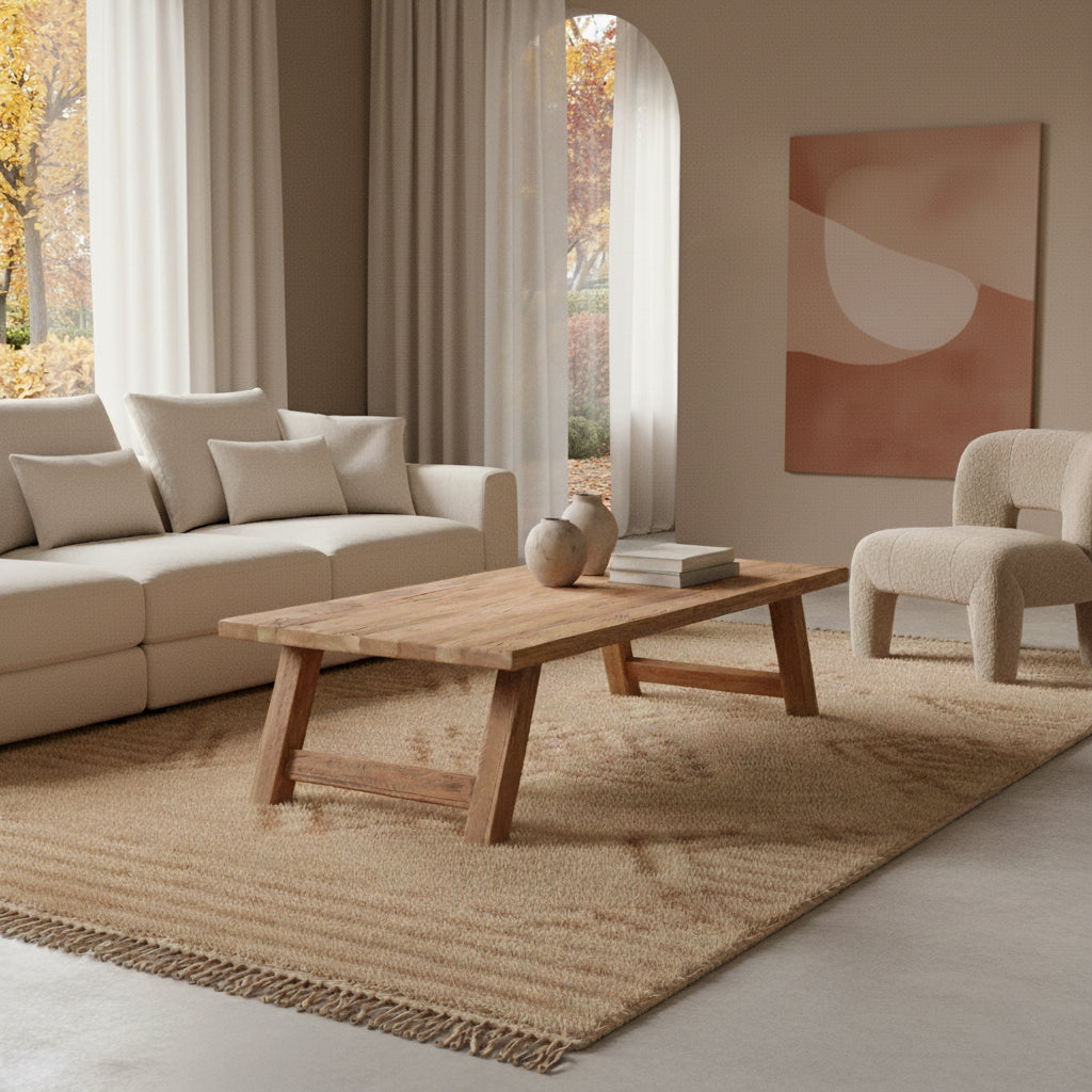 Farmwood Salontafel Rechthoekig Raw Materials