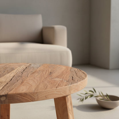 Farmwood Salontafel Rond L Raw Materials