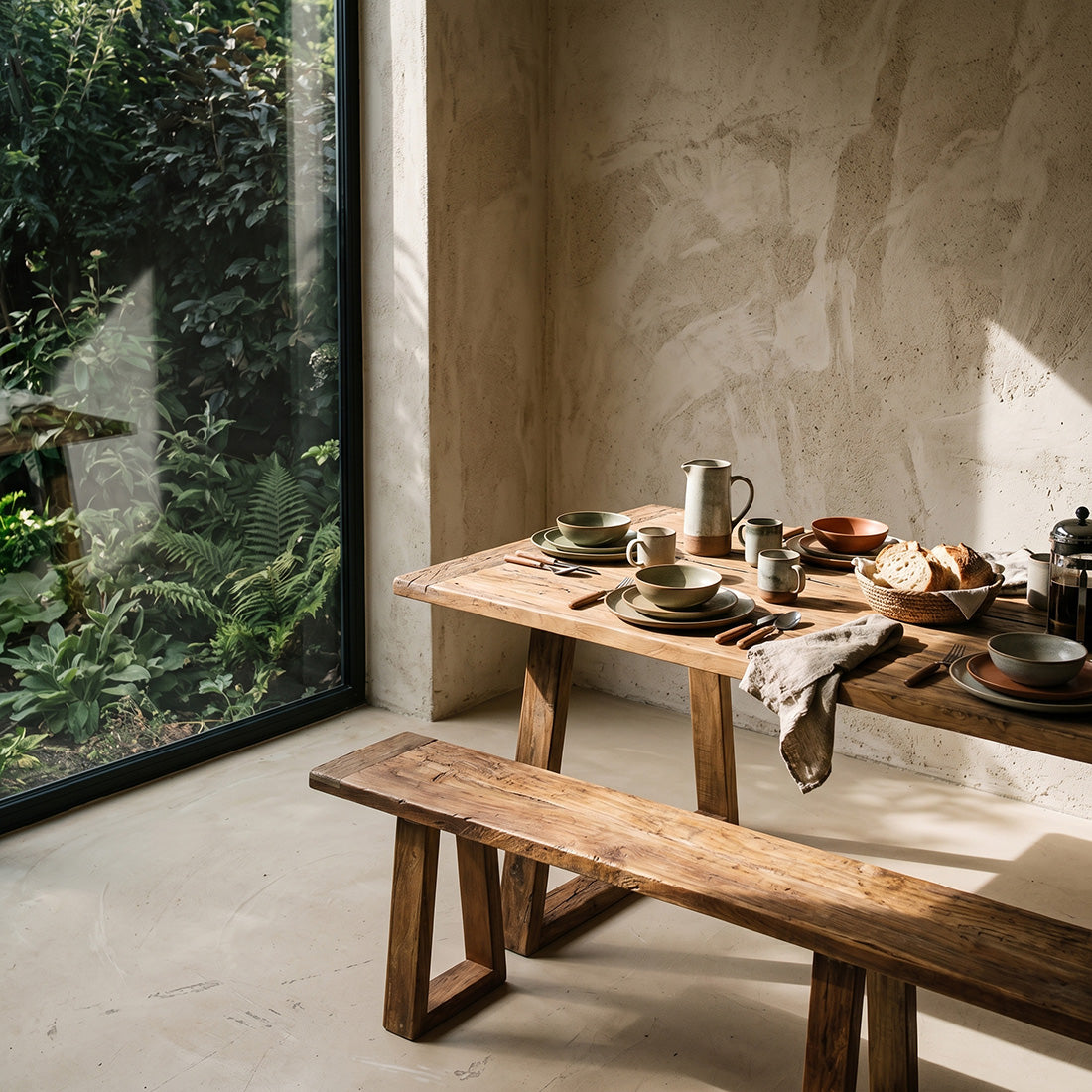 Farmwood Eettafel 180cm Raw Materials