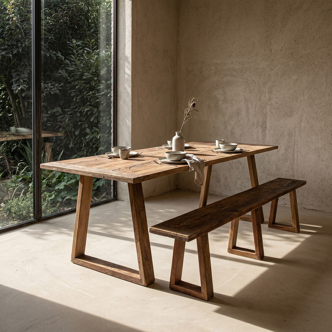 Farmwood Eettafel 180cm Raw Materials