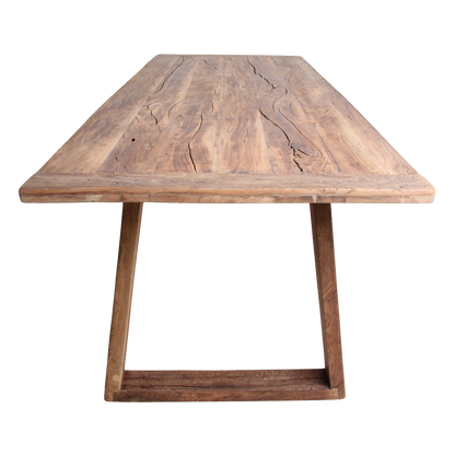 Teakhouten Eettafel Farmwood 200cm Raw Materials