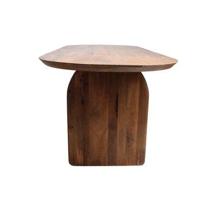 Bullnose eettafel mix bruin 240cm Raw Materials
