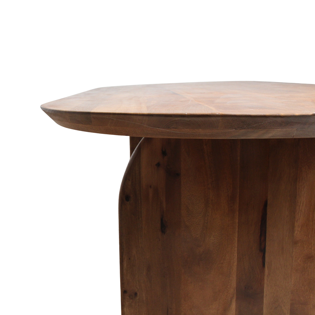 Bullnose Eettafel Gesloten Bruin 240cm Raw Materials
