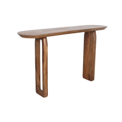 Bullnose Consoletafel Bruin Raw Materials