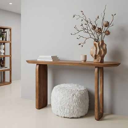 Bullnose Consoletafel Bruin Raw Materials