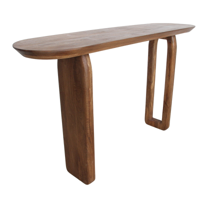 Bullnose Consoletafel Bruin Raw Materials