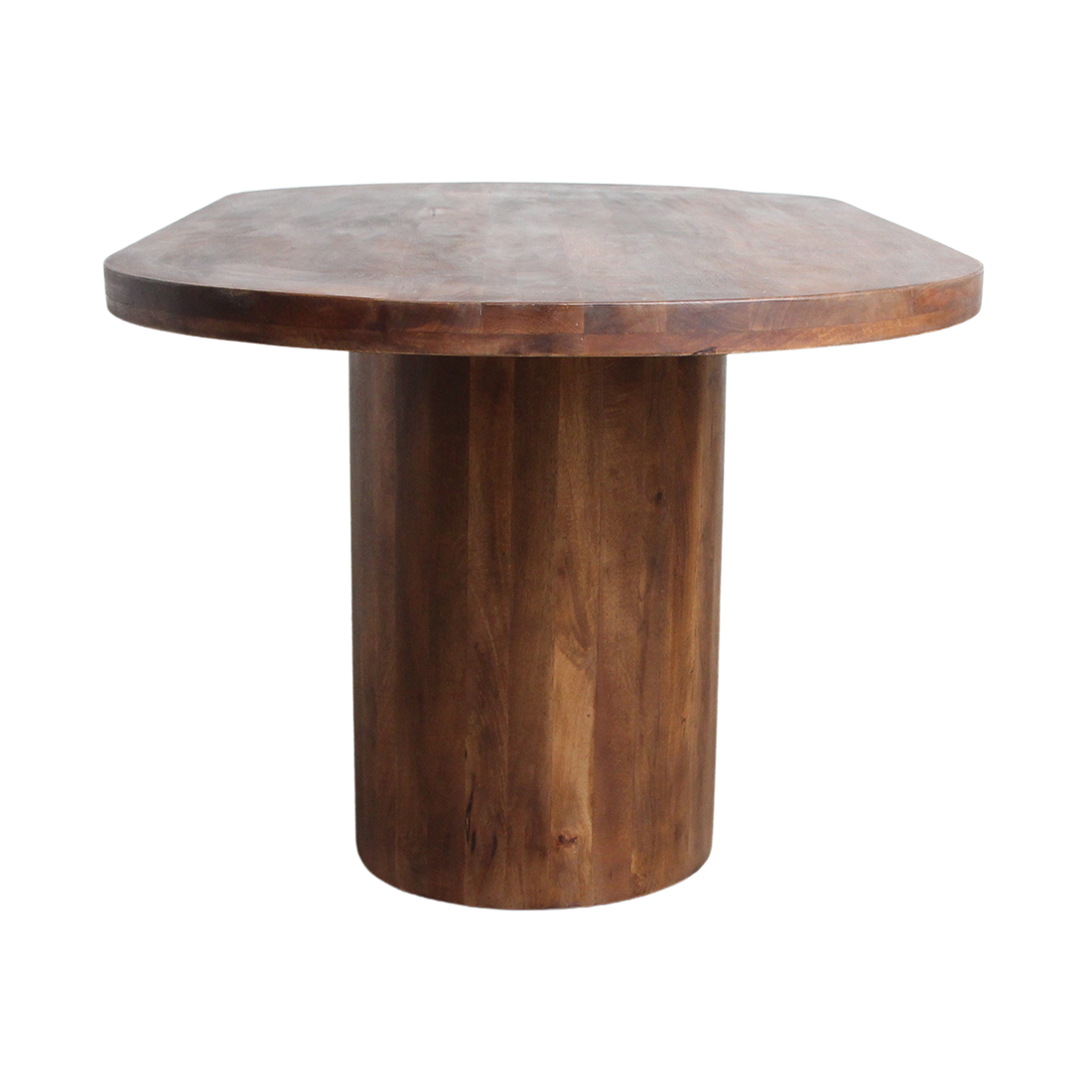 Eettafel Bullnose Oblong Ovaal Mangohout 180cm Raw Materials