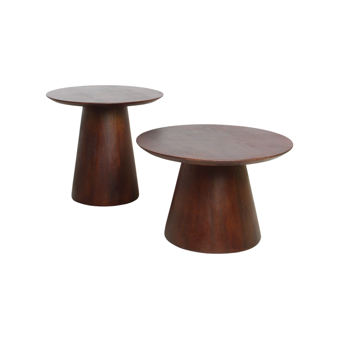 Bijzettafel Bullnose Cone 55cm Raw Materials