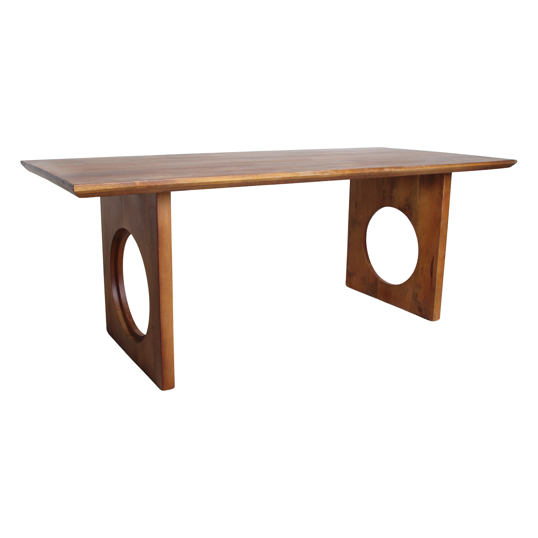 Eetkamertafel Bullnose Chamfered Loop Mangohout 180cm Raw Materials