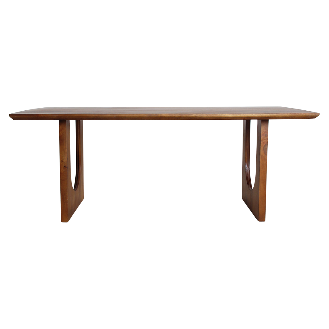Eetkamertafel Bullnose Chamfered Arch Mangohout 200cm Raw Materials