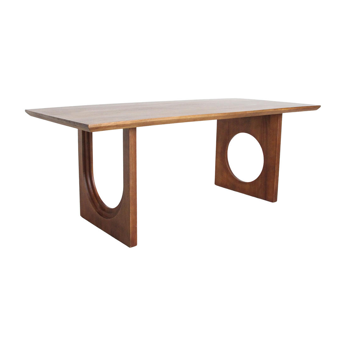 Eetkamertafel Bullnose Chamfered Mix Mangohout 200cm Raw Materials