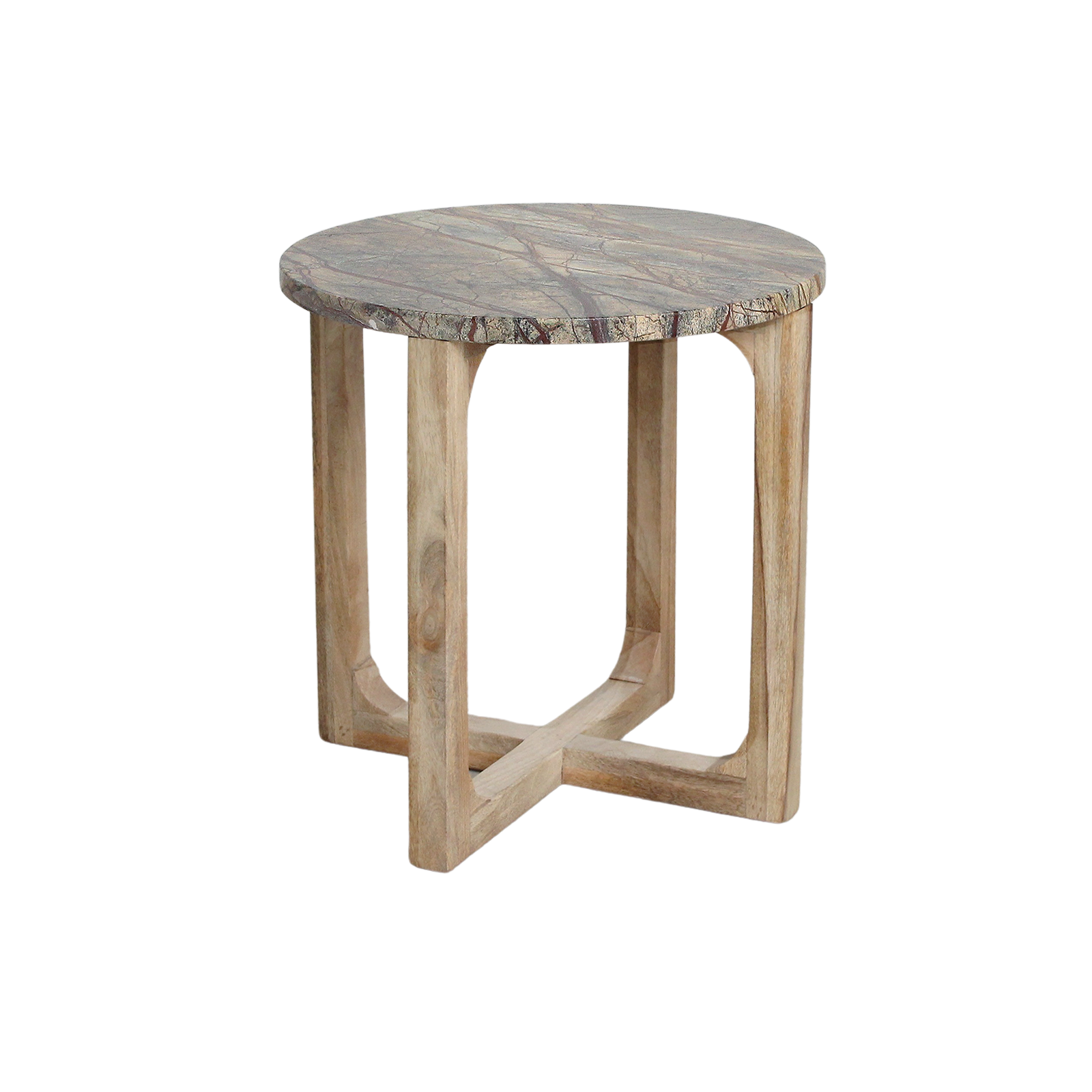 Bijzettafel Bizar Marmer- 50x50x50 cm Raw Materials