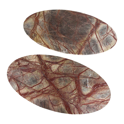 Marmeren Salontafel Ovaal Bizar Raw Materials