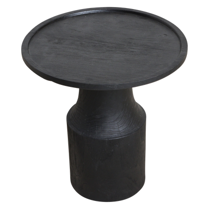 Bijzettafel Nero Midnight Raw Materials