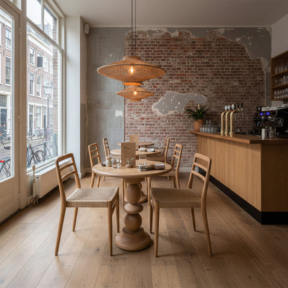 Tao teakhouten outdoor bistro tafel Ø 69cm Raw Materials