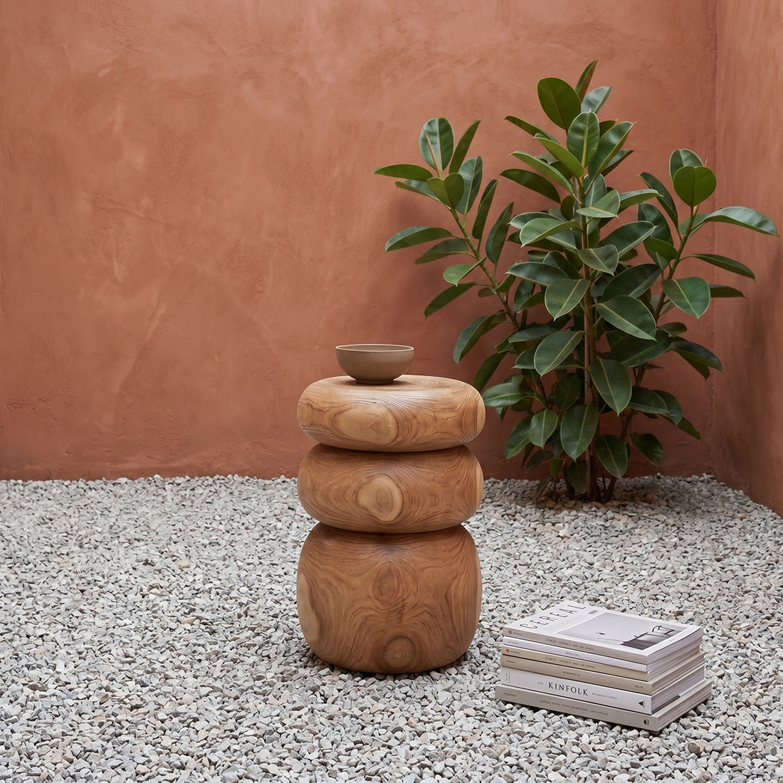 Tao bijzettafel/kruk Raw Materials